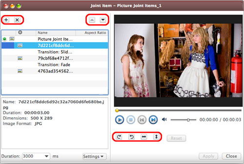 AVCWare Video Converter Ultimate for Mac - Edit merged picture