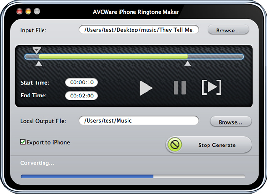 turn a mp3 file into a ringtone for iphone on mac